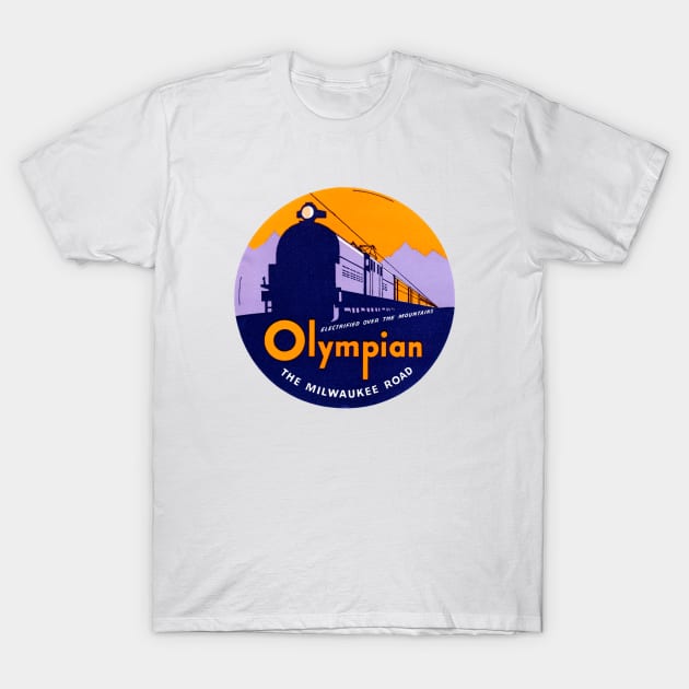 1935 The Olympian Passenger Train T-Shirt by historicimage